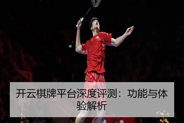 开云棋牌平台深度评测：功能与体验解析
